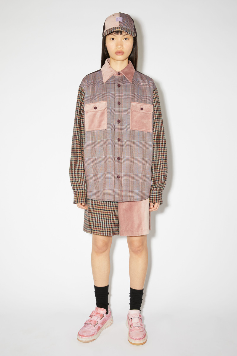 Acne Studios Velcro strap sneakers - Antique pink outlook