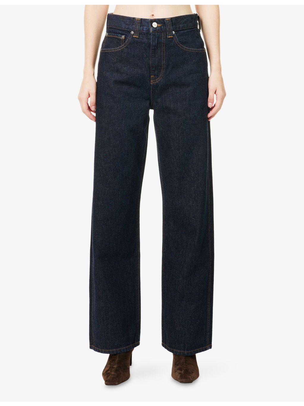 Bonnie Straight-Leg Denim-Blend Jeans - 3