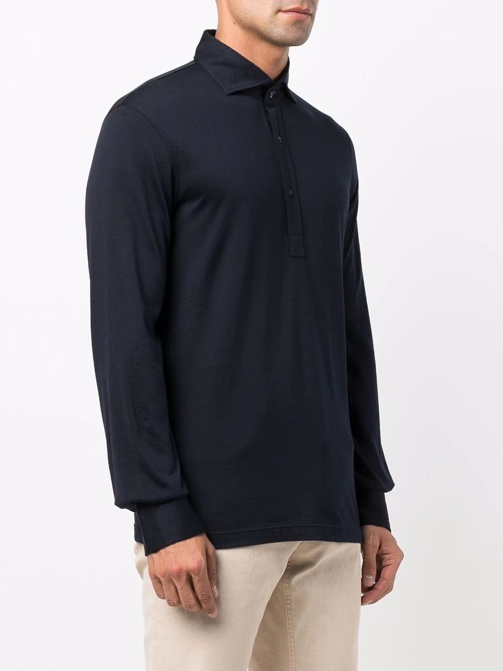 longsleeved polo shirt - 3