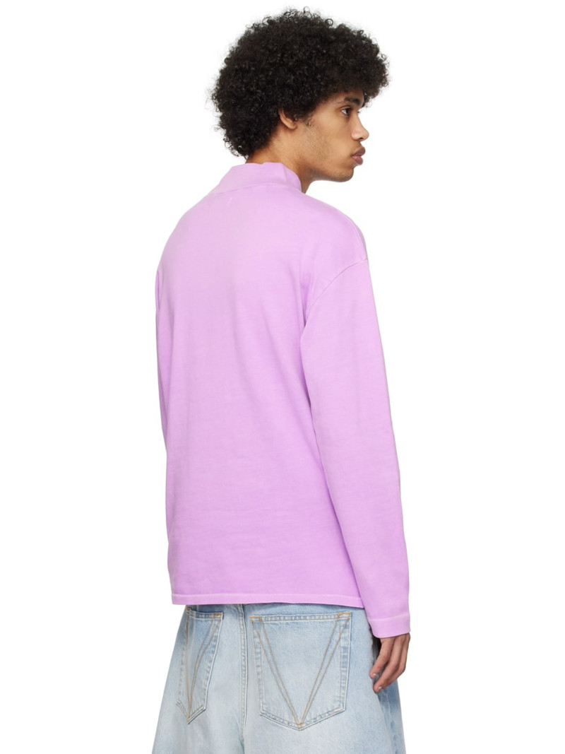 Purple 'Surf' Long Sleeve T-Shirt 3