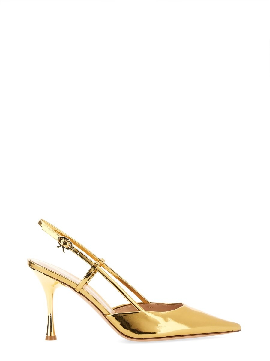METALLIC LEATHER ASCENT SLINGBACK - 1