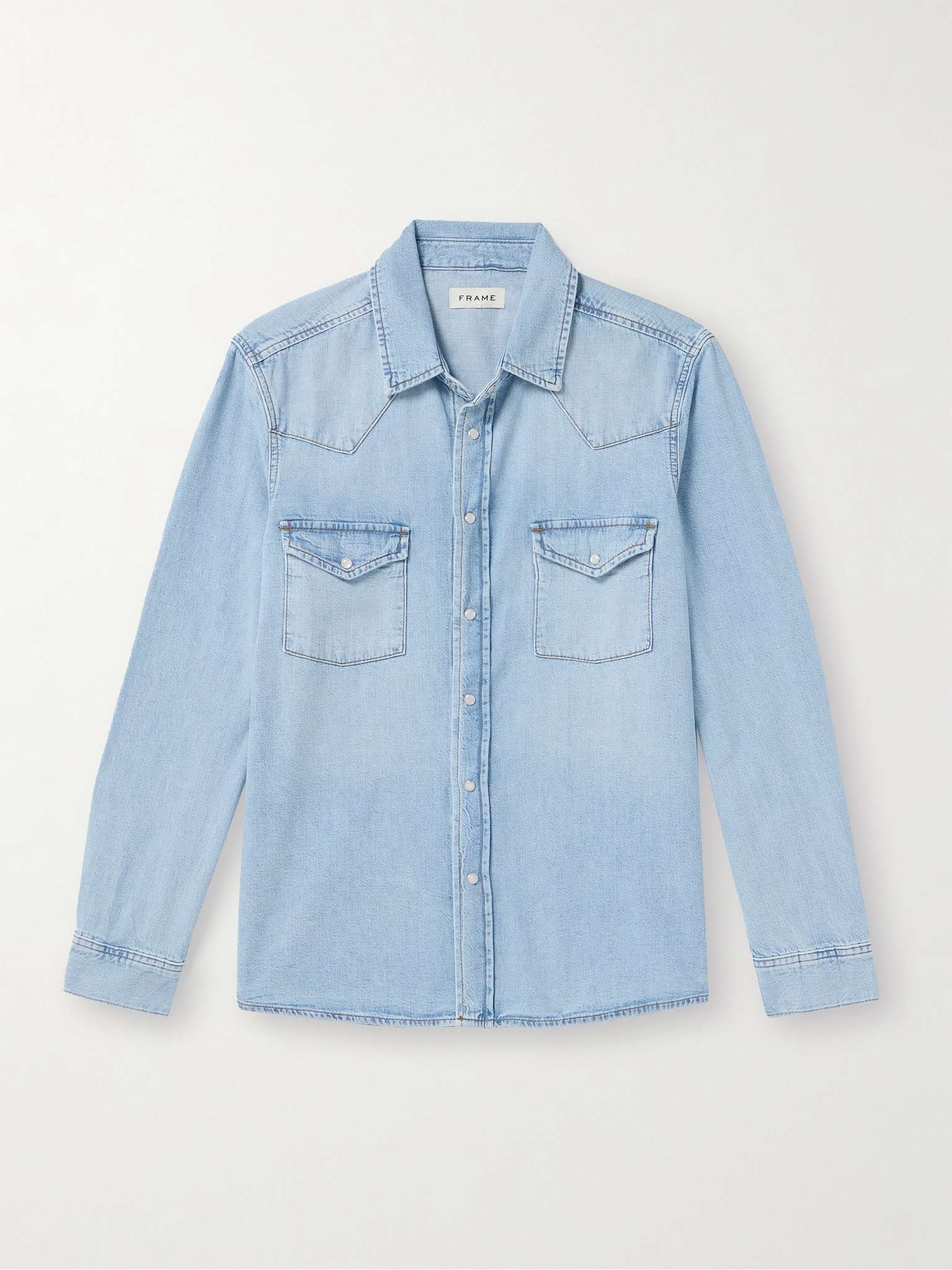 Denim Western Shirt - 1