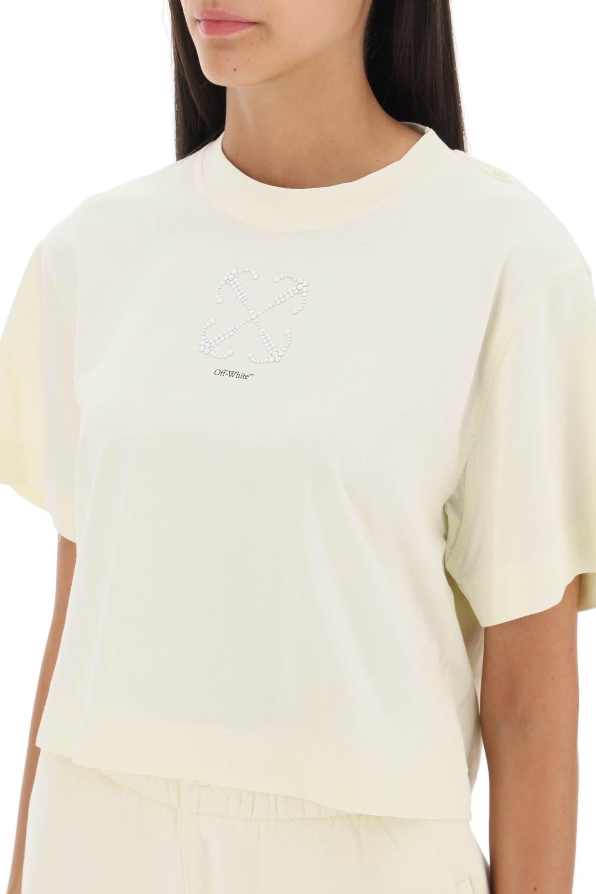 OFF-WHITE - Cropped T-shirt with Arrow motif - 5