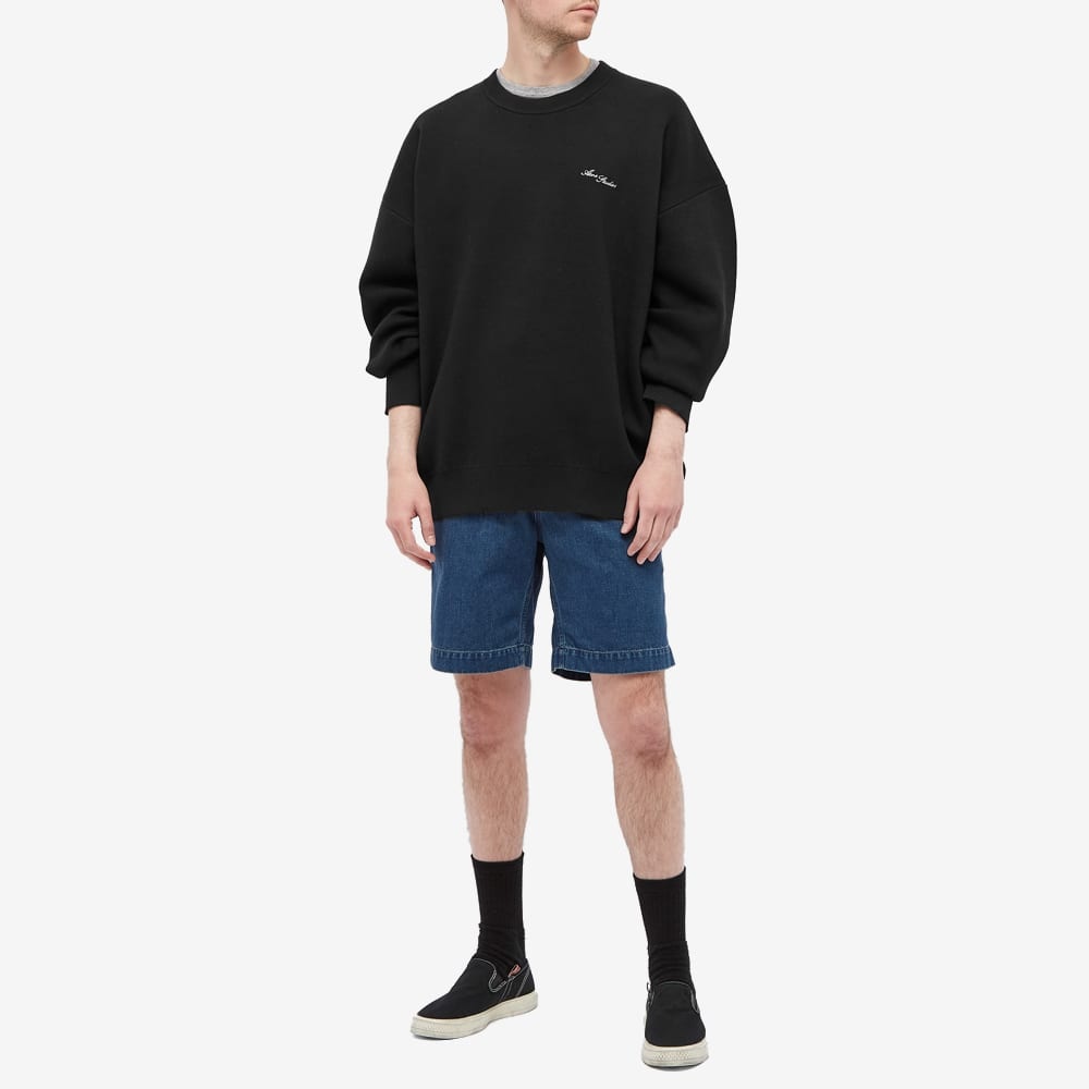 Acne Studios Krew Oversize Logo Crew Knit - 6