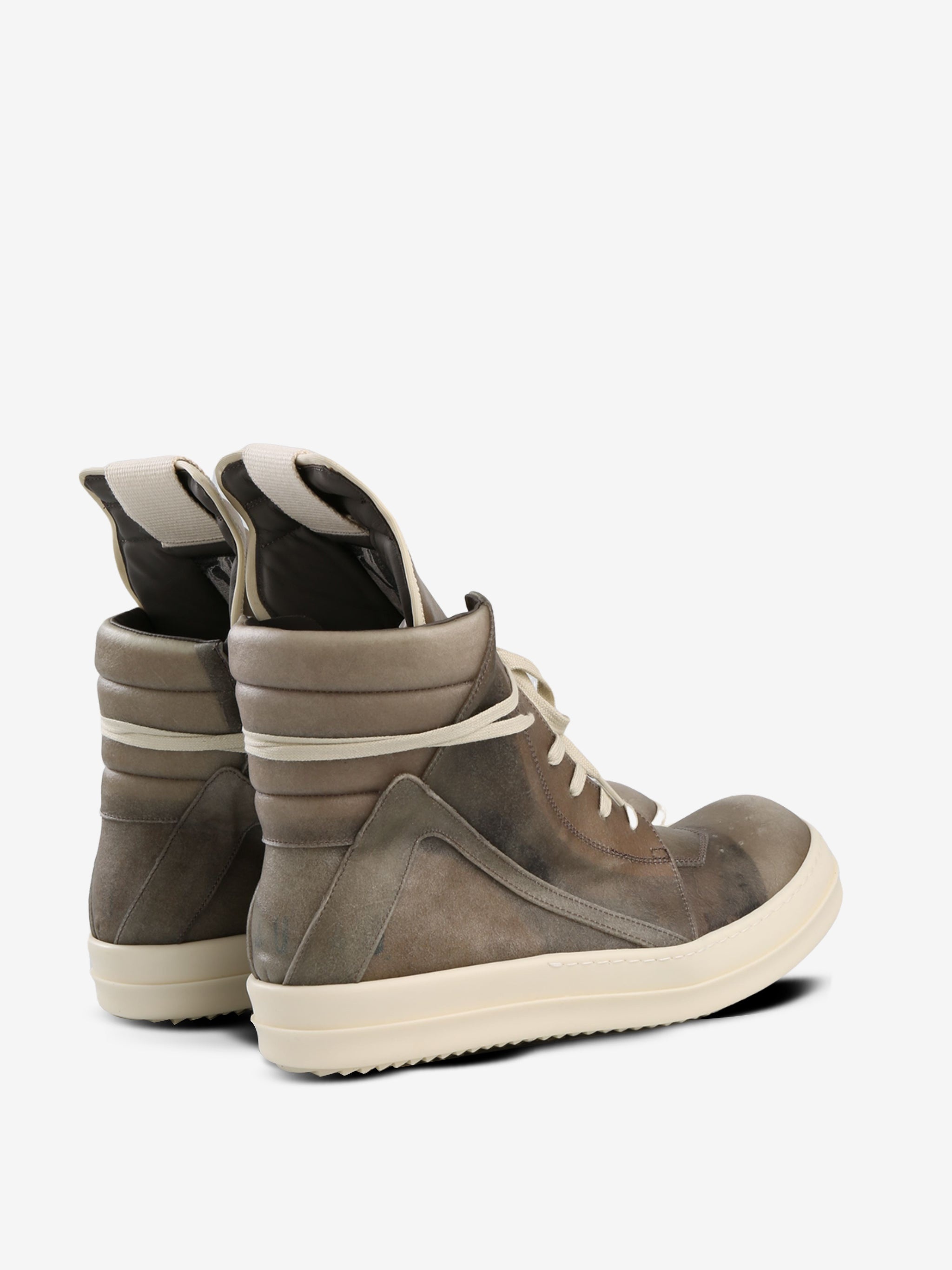 RICK OWENS - Men Transparent Leather Geobaskets - 3