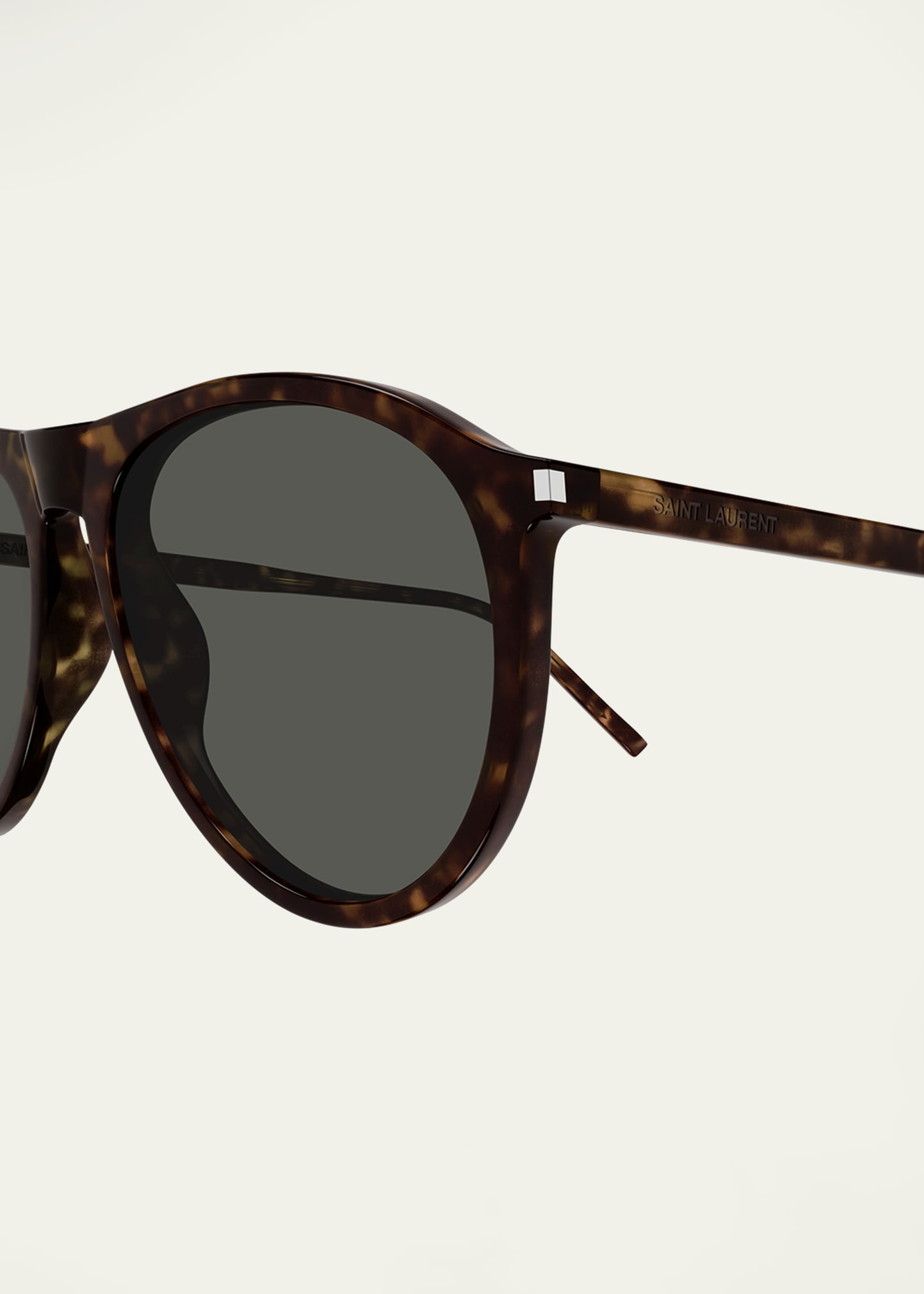 SL 667 Thin Acetate Aviator Sunglasses, 56mm - 3