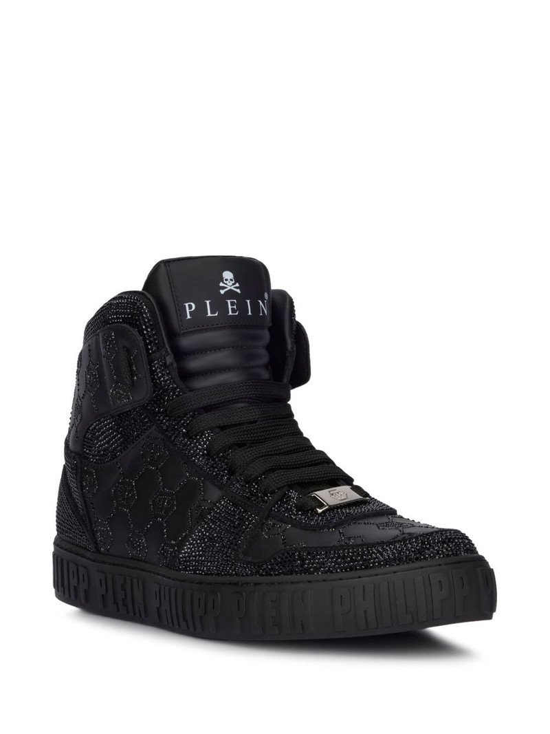 PHILIPP PLEIN Carson monogram sneakers outlook