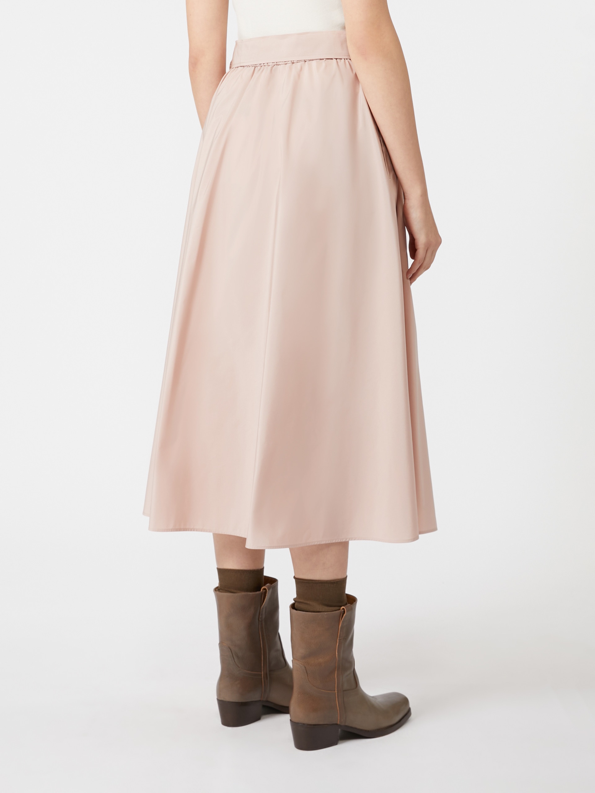 ZARDA Midi taffeta skirt - 4