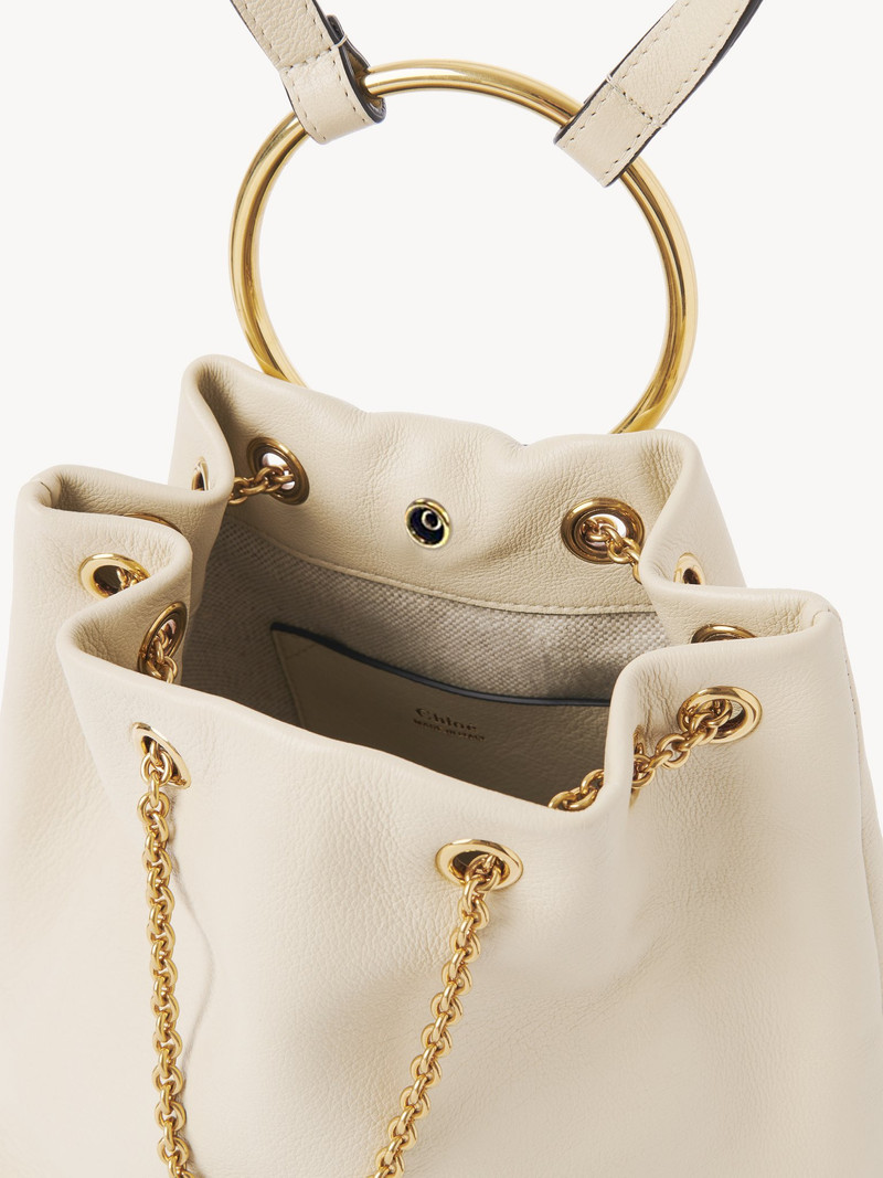 SMALL BRACELET BACKPACK IN GRAINED LEATHER 5
