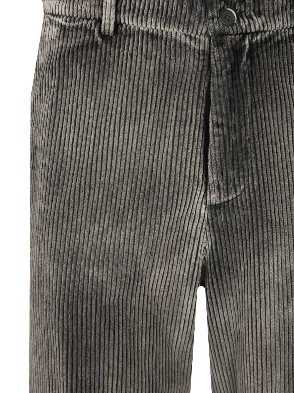 Pantalone Canasta Olsar 100 Cotone Trousers Black - 4