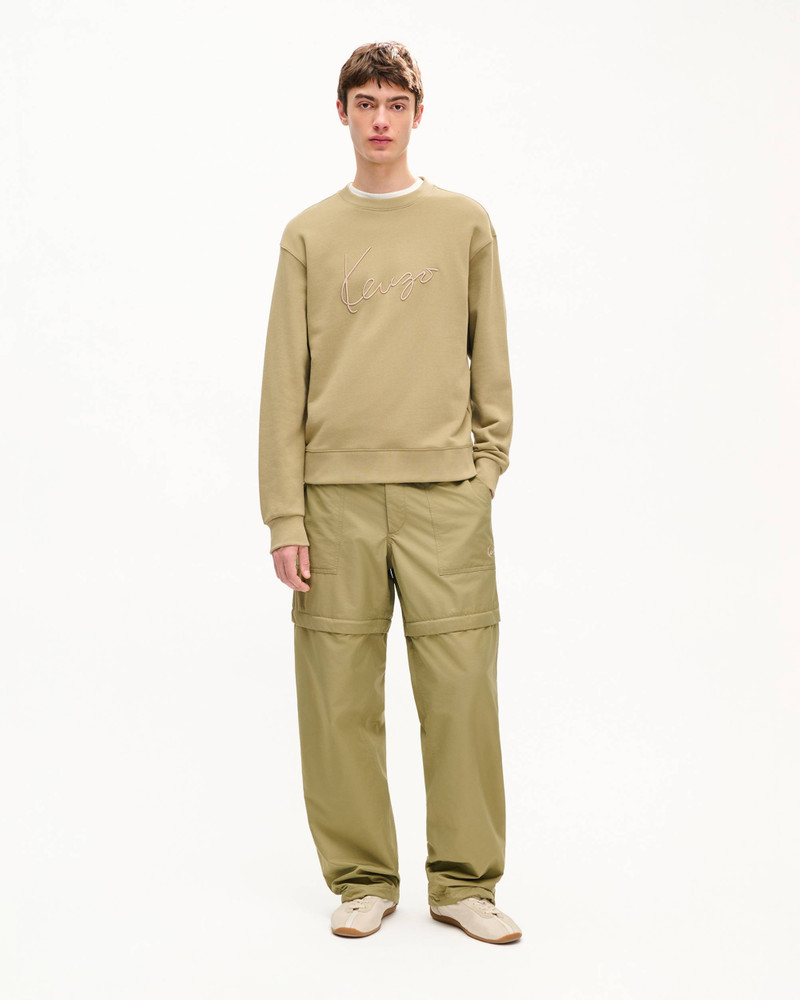 KENZO 'KENZO Signature' embroidered sweatshirt in cotton outlook