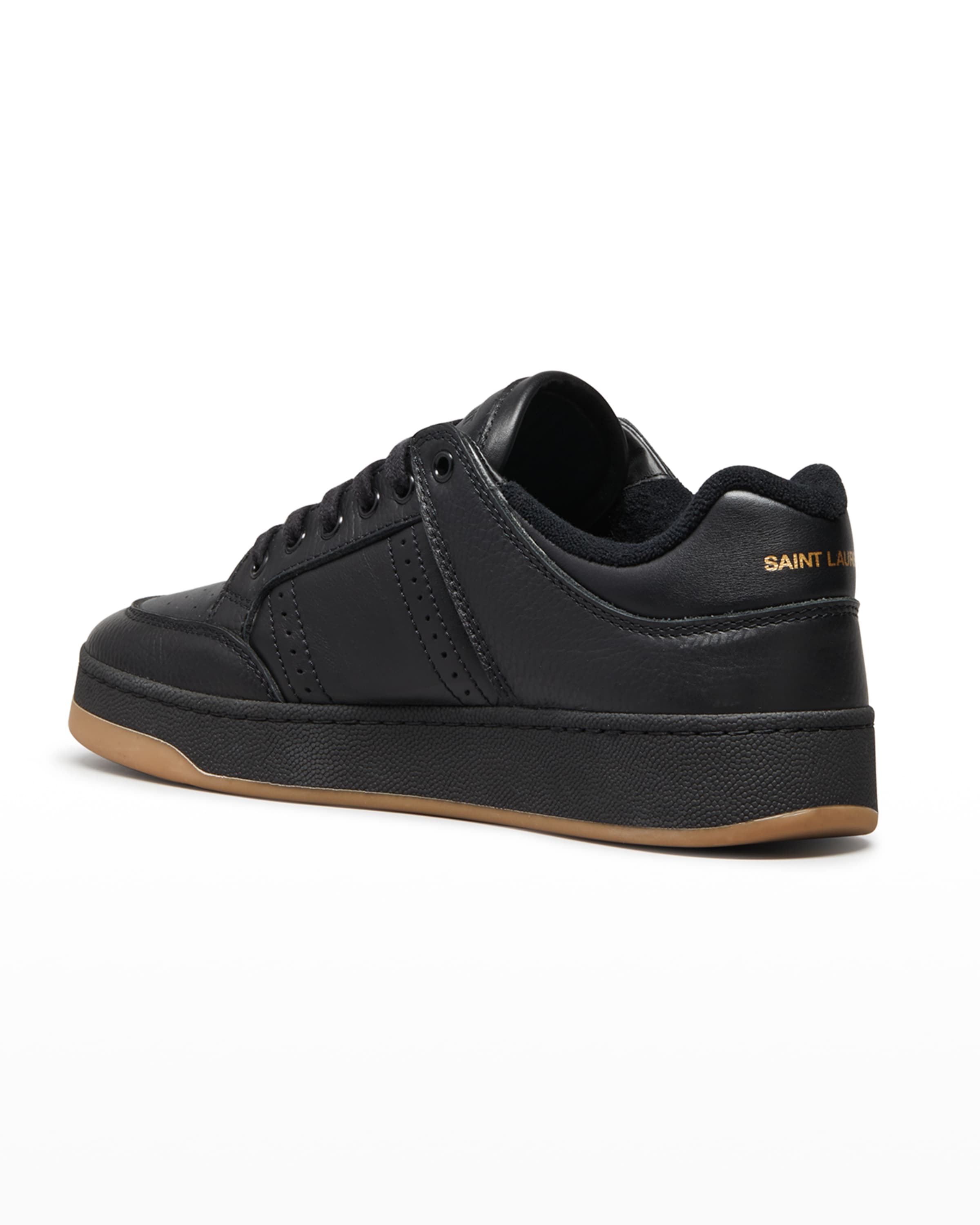 Men's SL/61 Low-Top Leather Sneakers - 3