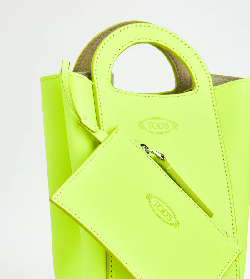TOD'S GOMMINI SHOPPING BAG MINI - GREEN 5
