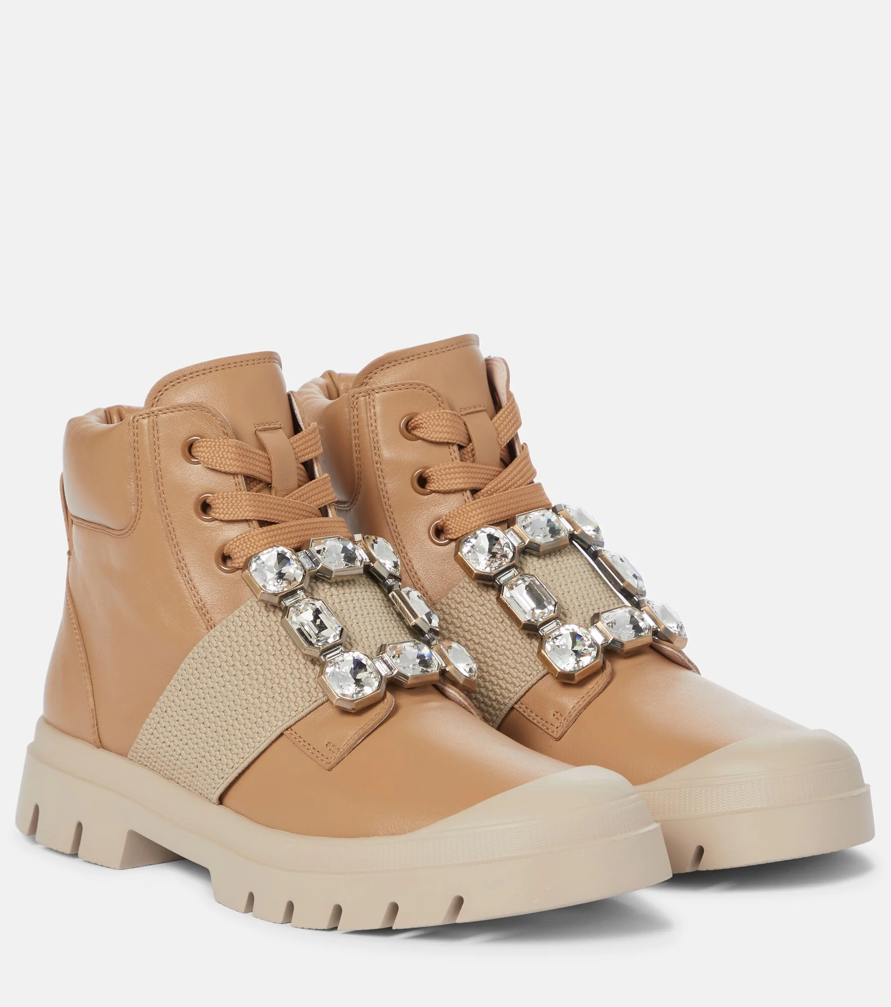 Exclusive to Mytheresa – Viv Desert leather ankle boots - 1