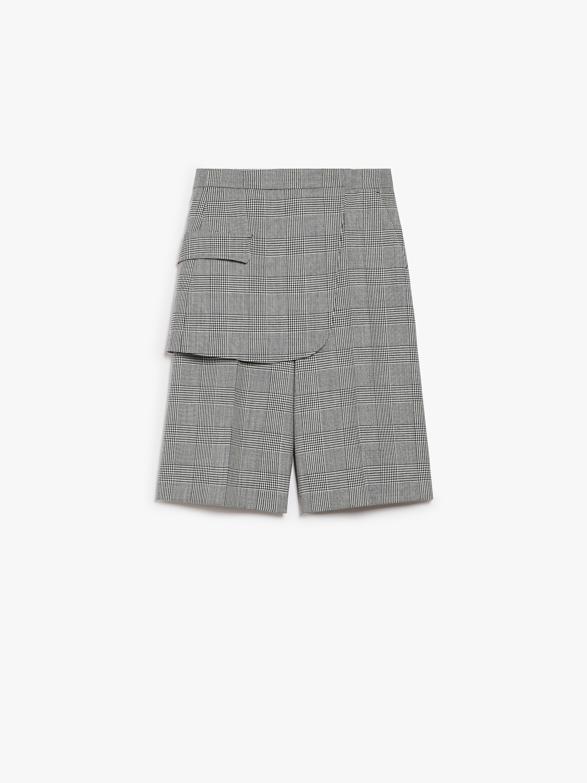CORDOVA Bermuda shorts in patterned Batavia wool - 1
