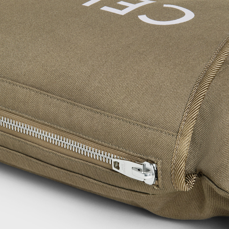 MEDIUM MESSENGER TREKKING in Cotton gabardine with Celine Print 4