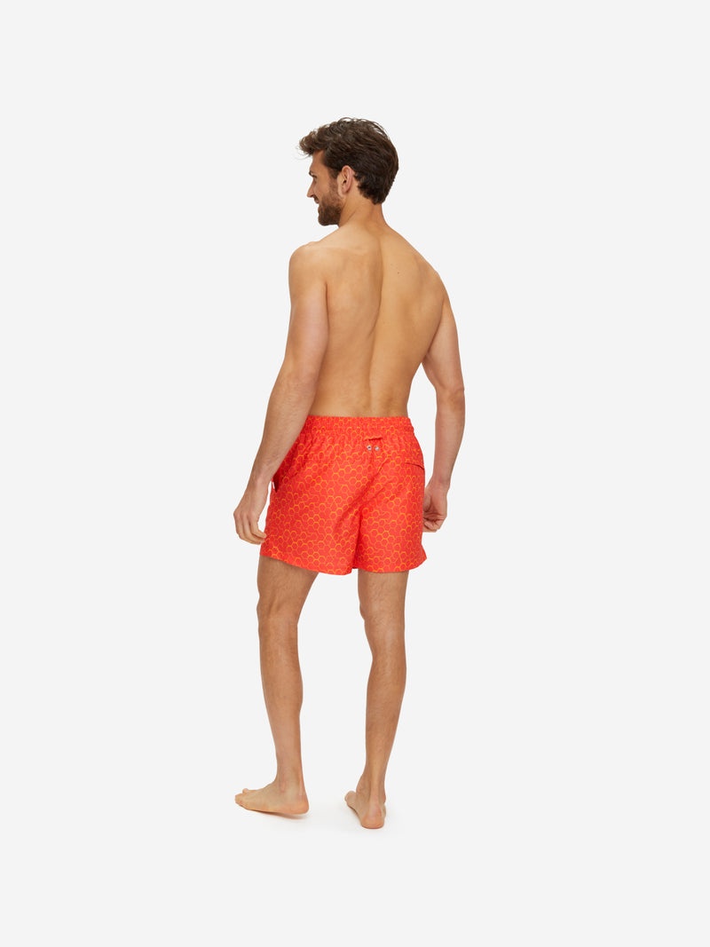 Men's Short Swim Shorts Tropez 12 Red - 4