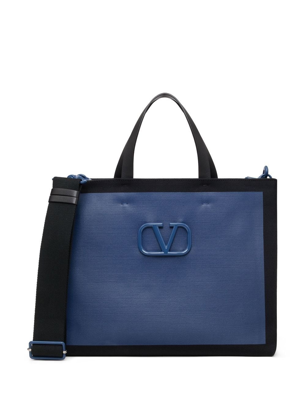 VLogo two-tone tote bag - 1