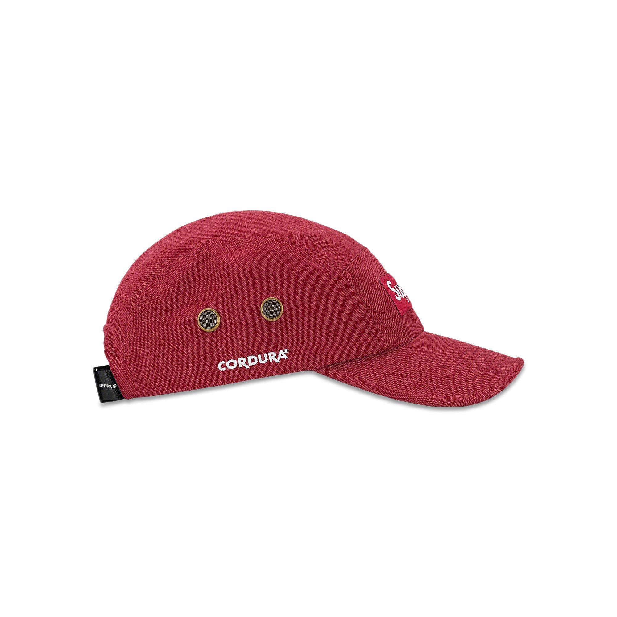 Supreme Brushed Cordura Camp Cap 'Burgundy' - 3