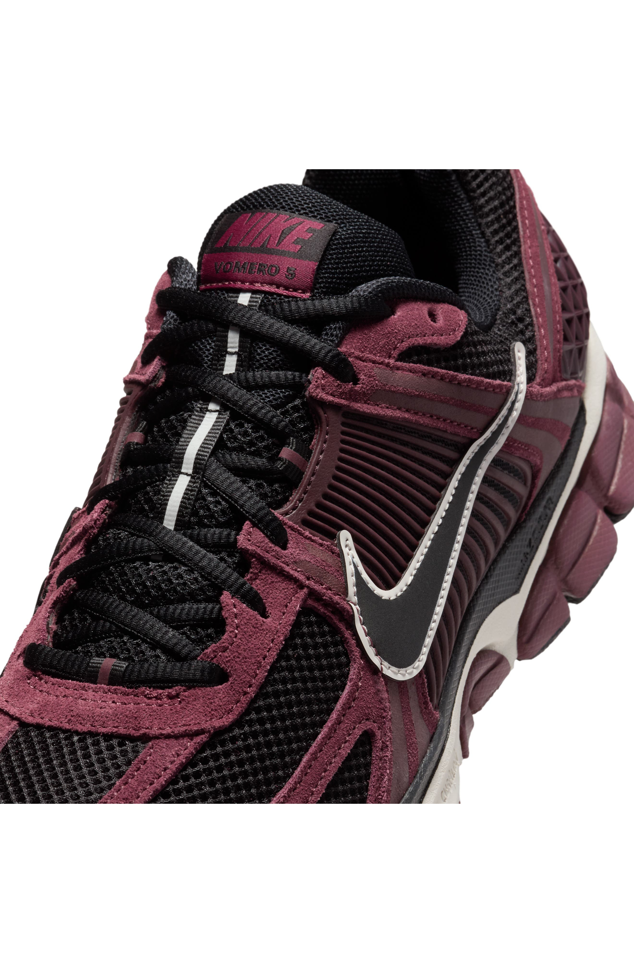 Nike Zoom Vomero 5 Premium Sneaker in Dark Team Red/Black at Nordstrom - 7