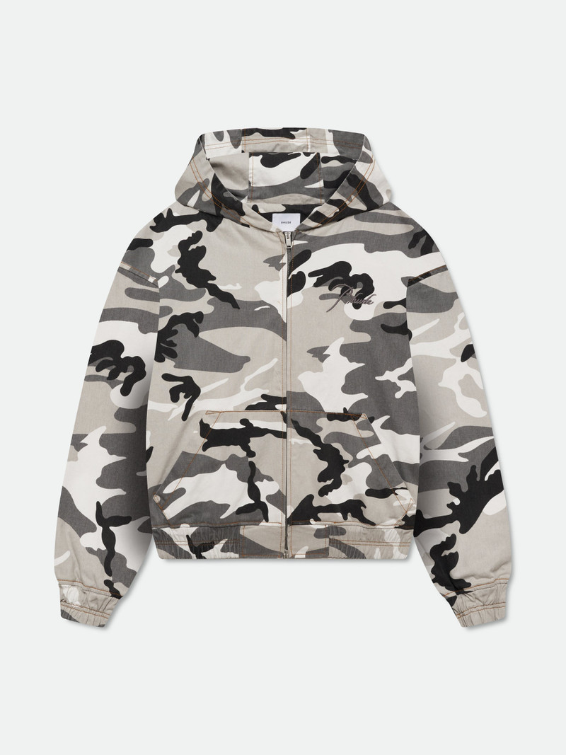 WASHED CAMO WORK JACKET 1