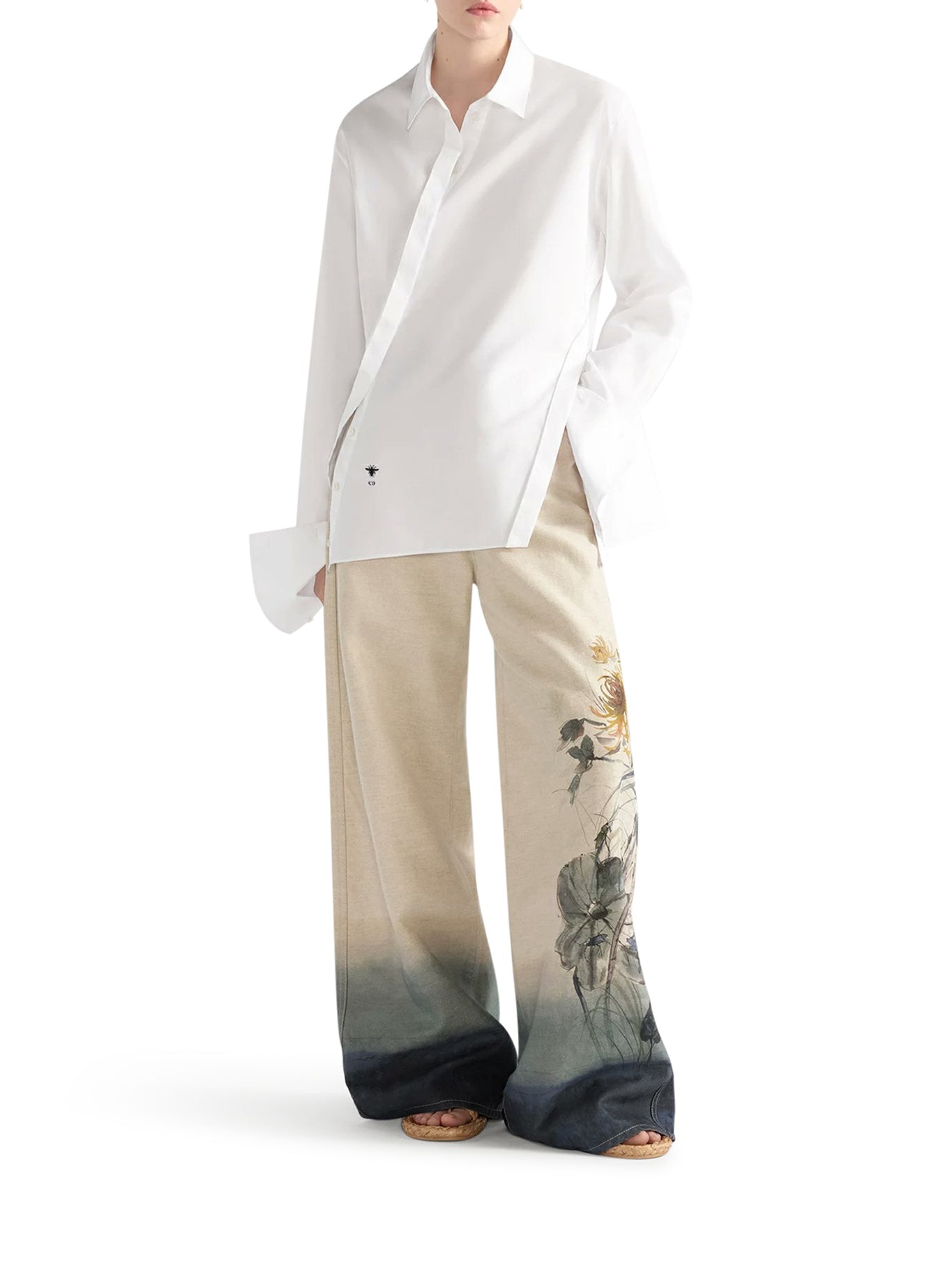 BLOUSE WITH OBLIQUE CLOSURE - 2