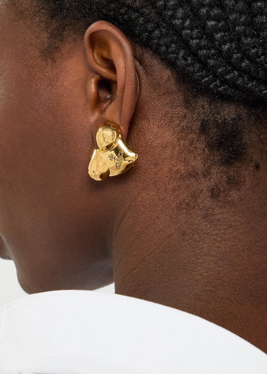 Vivienne Westwood Mimosa Sculpted Stud Earrings - 2