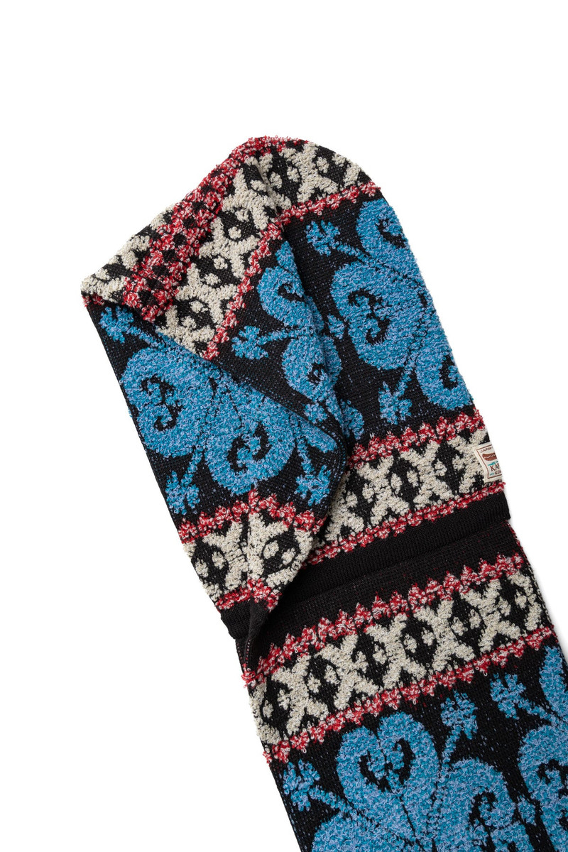 10G SNOW-GALA Jacquard Balaclava Scarf - Blue 3