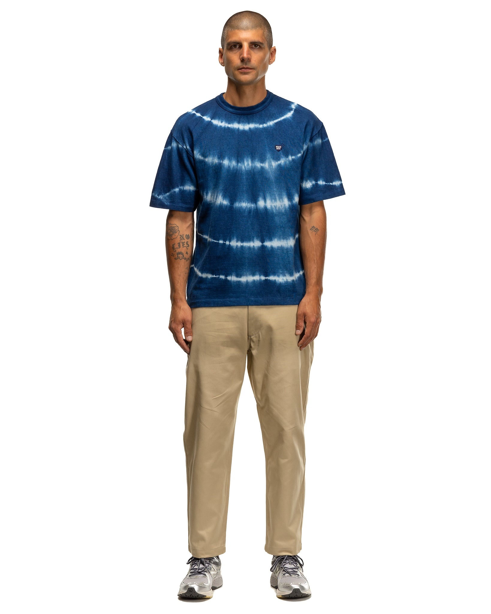 Human Made Indigo Dyed T-Shirt #2 Indigo - HM25CS052 | REVERSIBLE