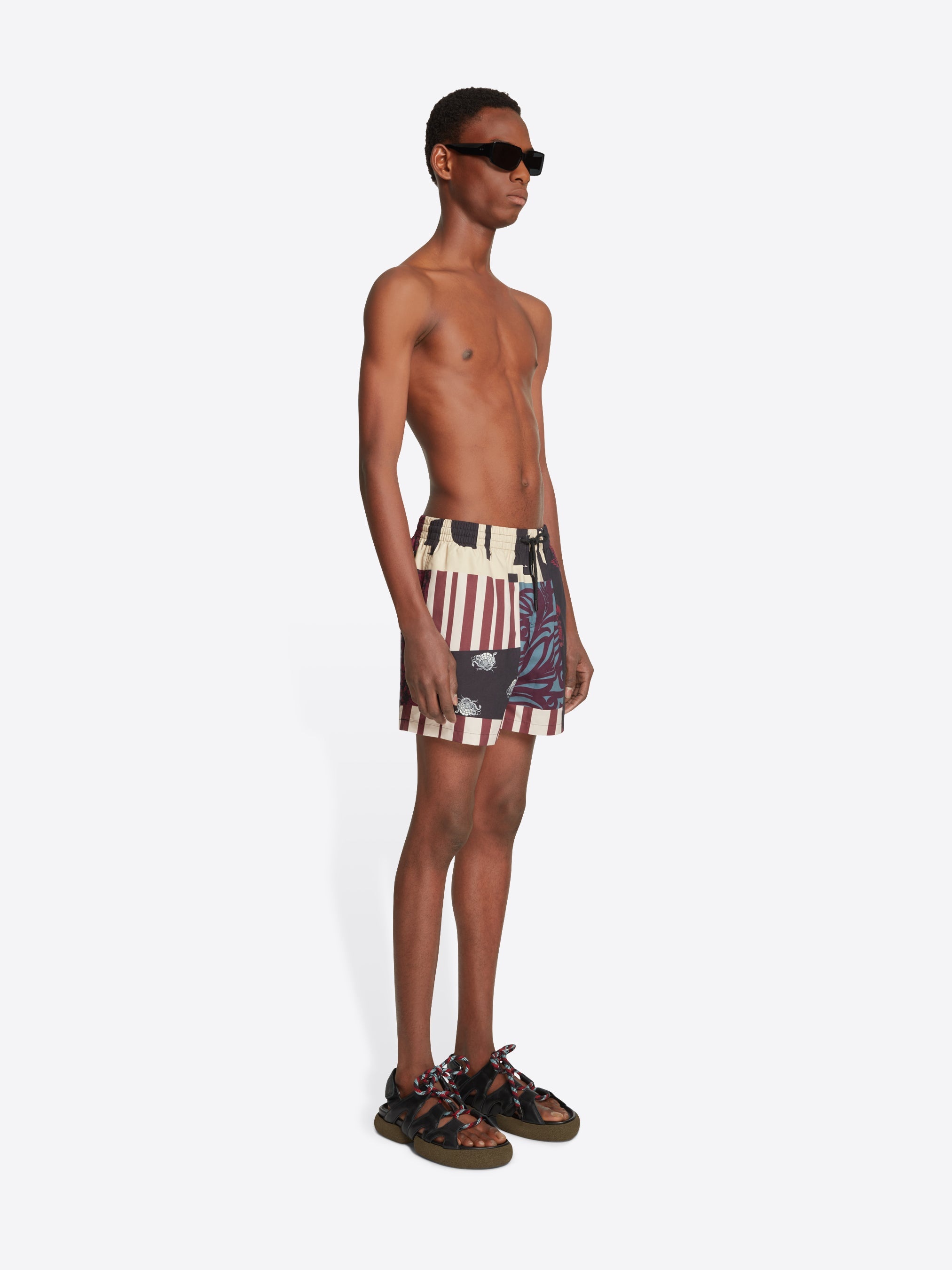 PATCHED SWIM SHORTS - 3