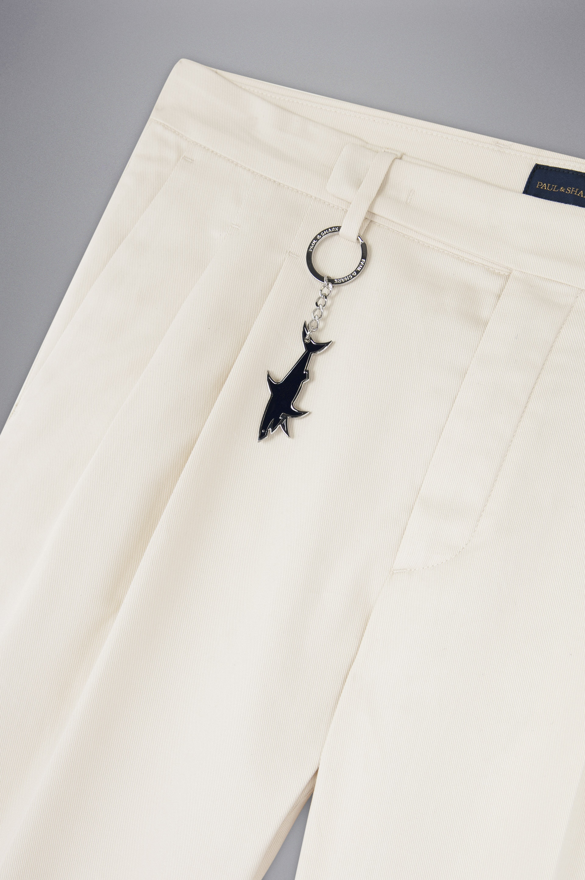 COTTON STRETCH CHINO TROUSERS - 5