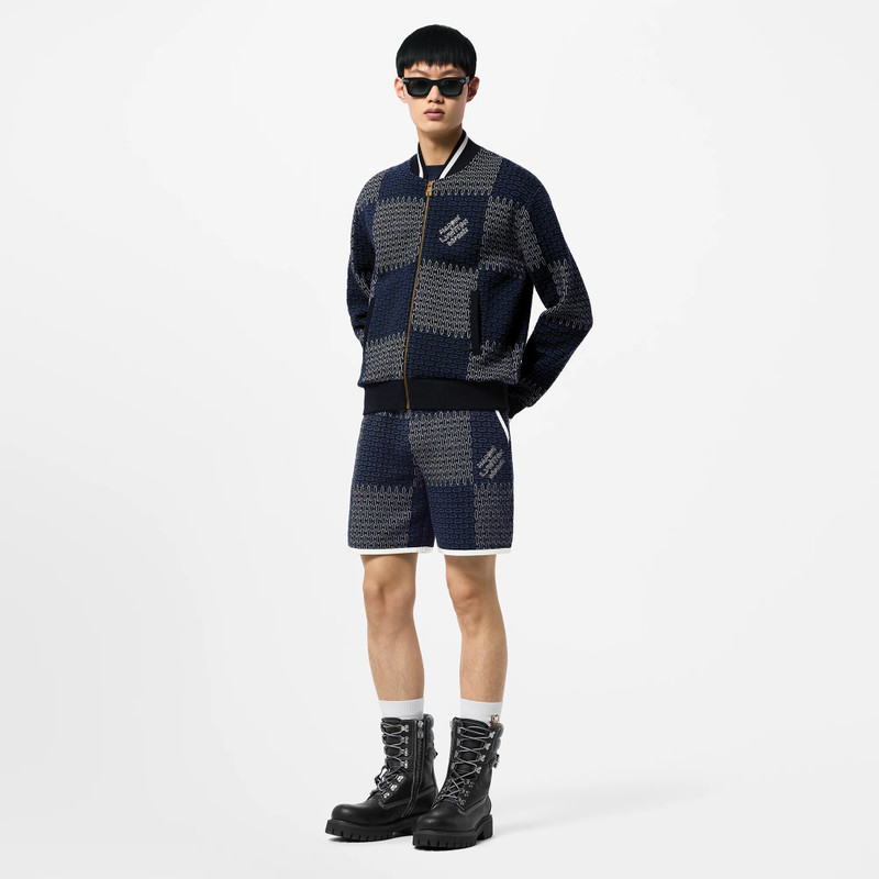 Louis Vuitton Damier Quilted Cotton Shorts outlook
