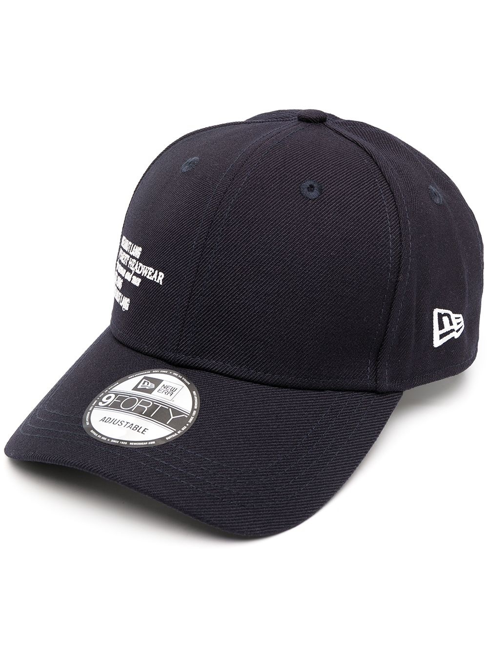 slogan print cap - 1