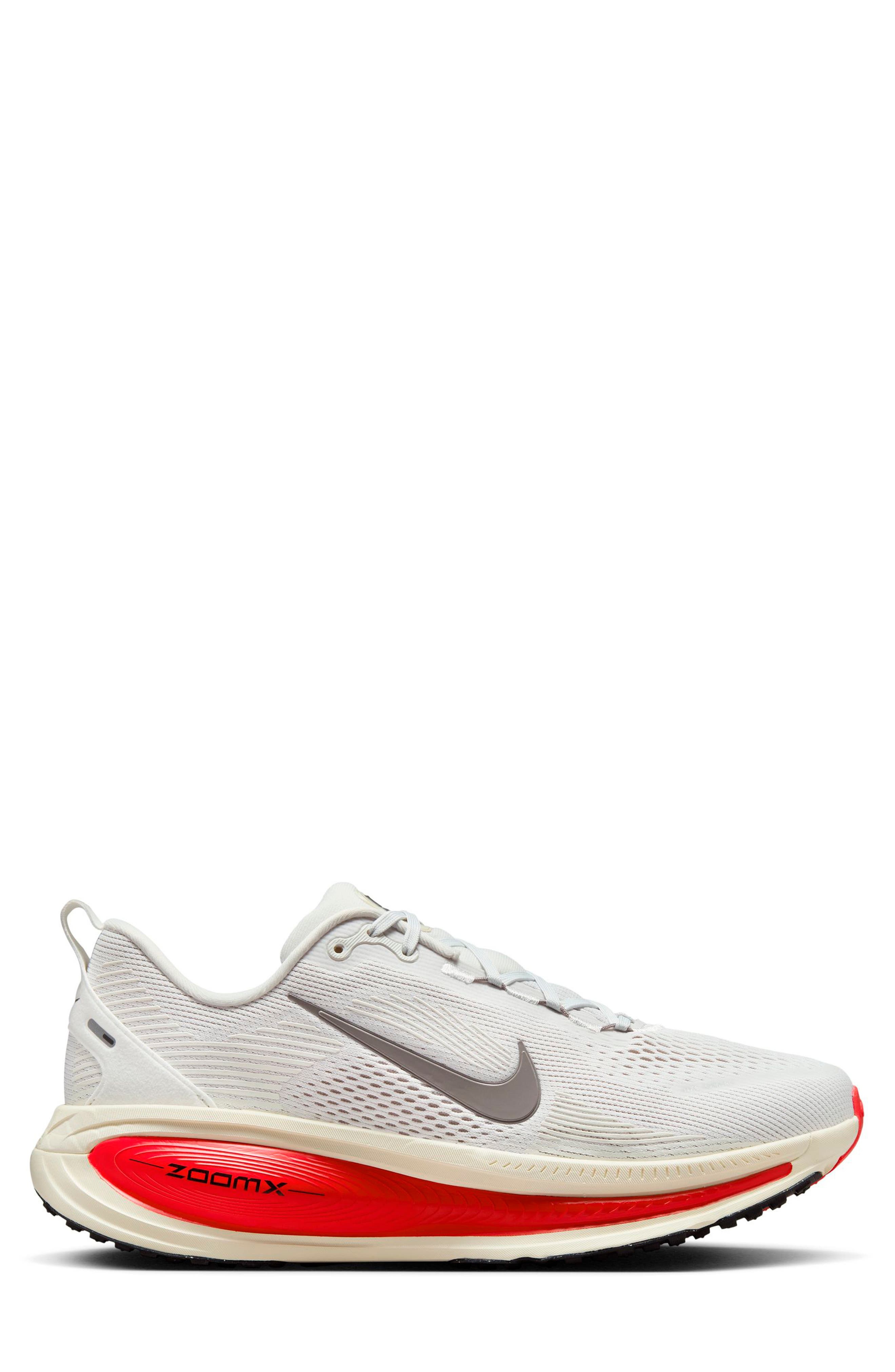 Nike Vomero 18 Running Shoe in Platinum Tint/Siren Red at Nordstrom - 7