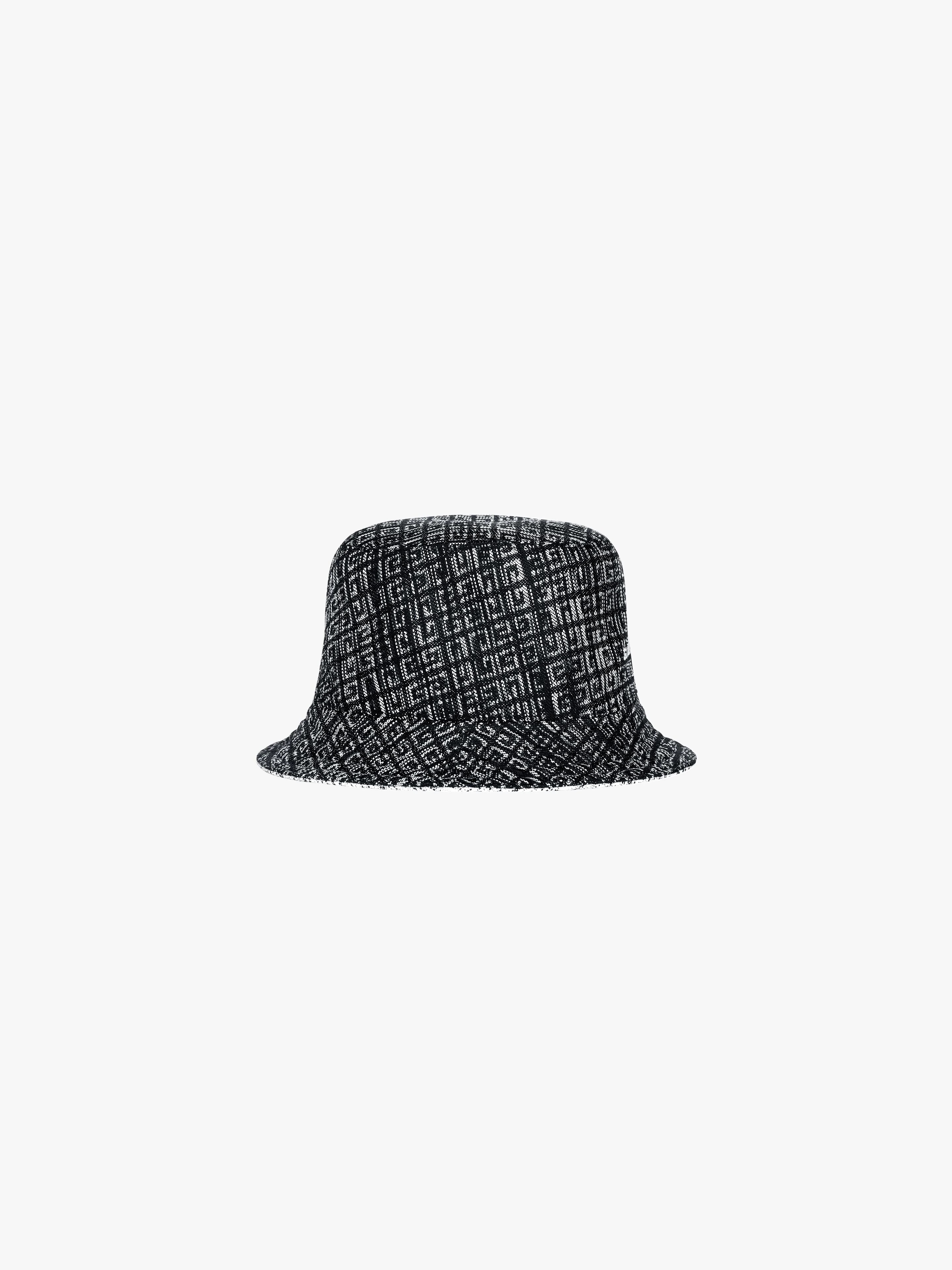 REVERSIBLE BUCKET HAT IN 4G JACQUARD - 6