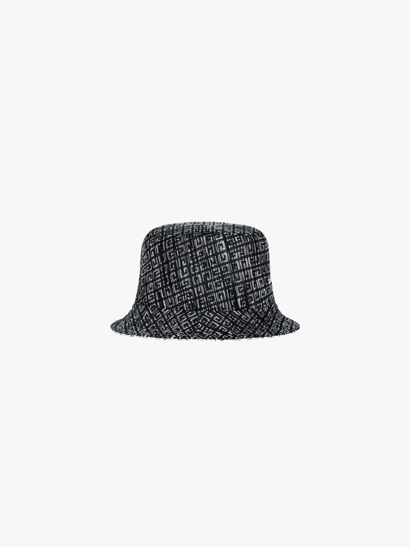 REVERSIBLE BUCKET HAT IN 4G JACQUARD 6
