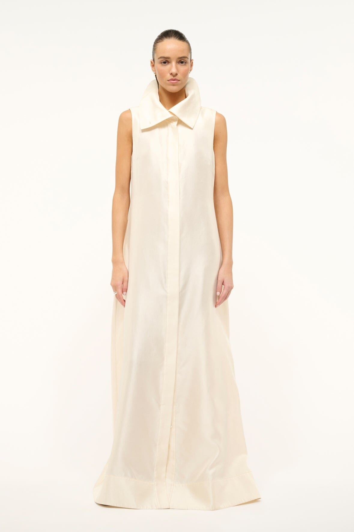 STAUD VINNY DRESS IVORY - 2