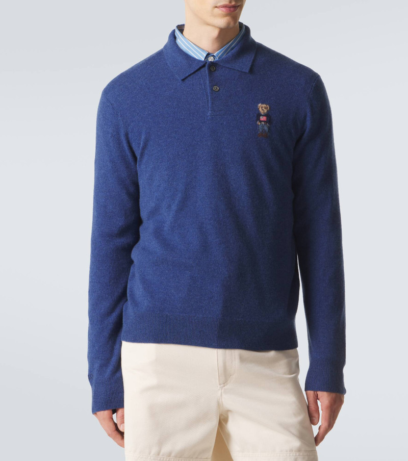 Polo Bear cashmere polo sweater 3