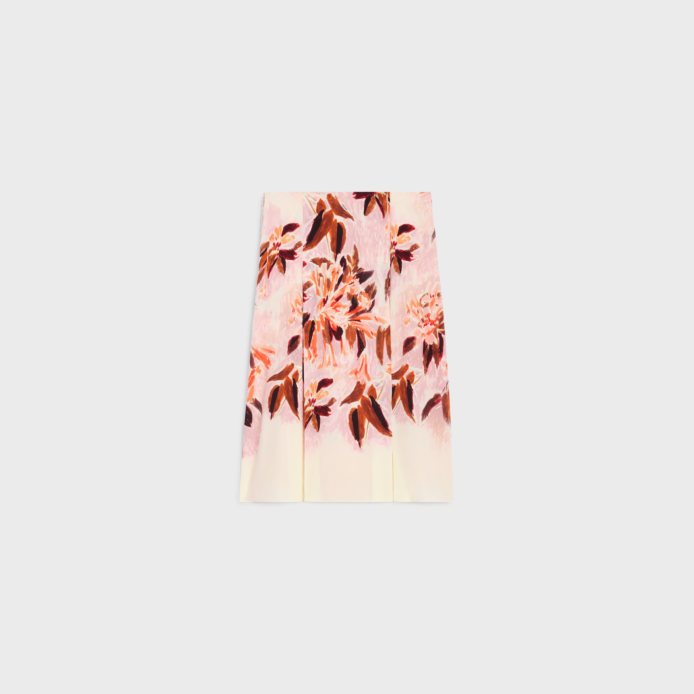 pleated skirt IN crepe de chine - 2