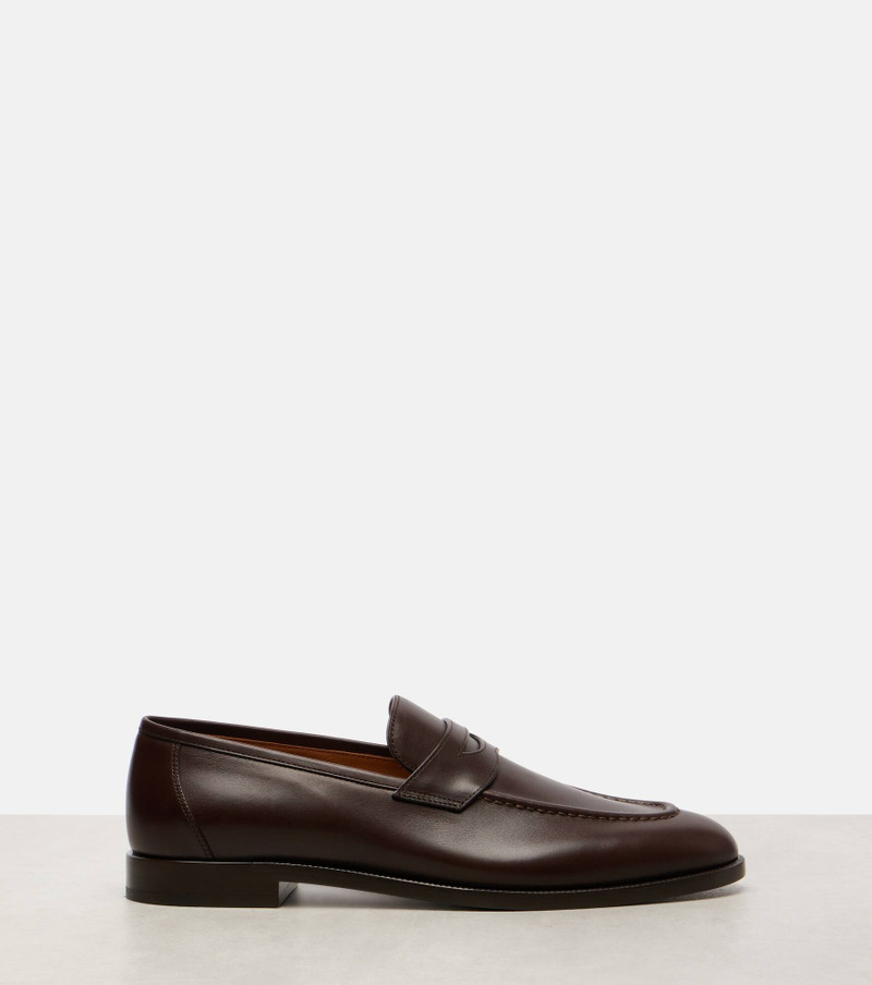 Sergio leather penny loafers 4
