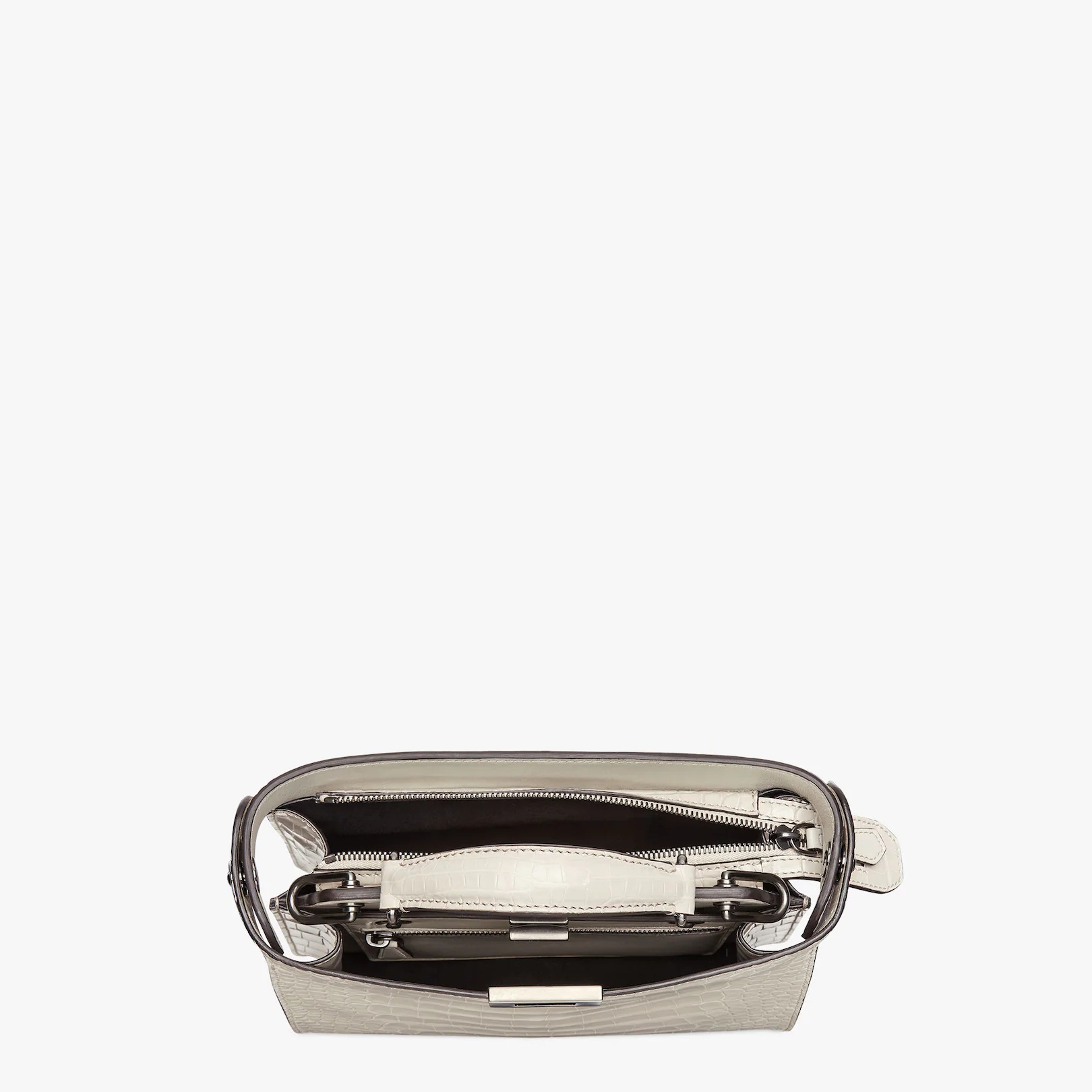 Gray alligator bag - 5