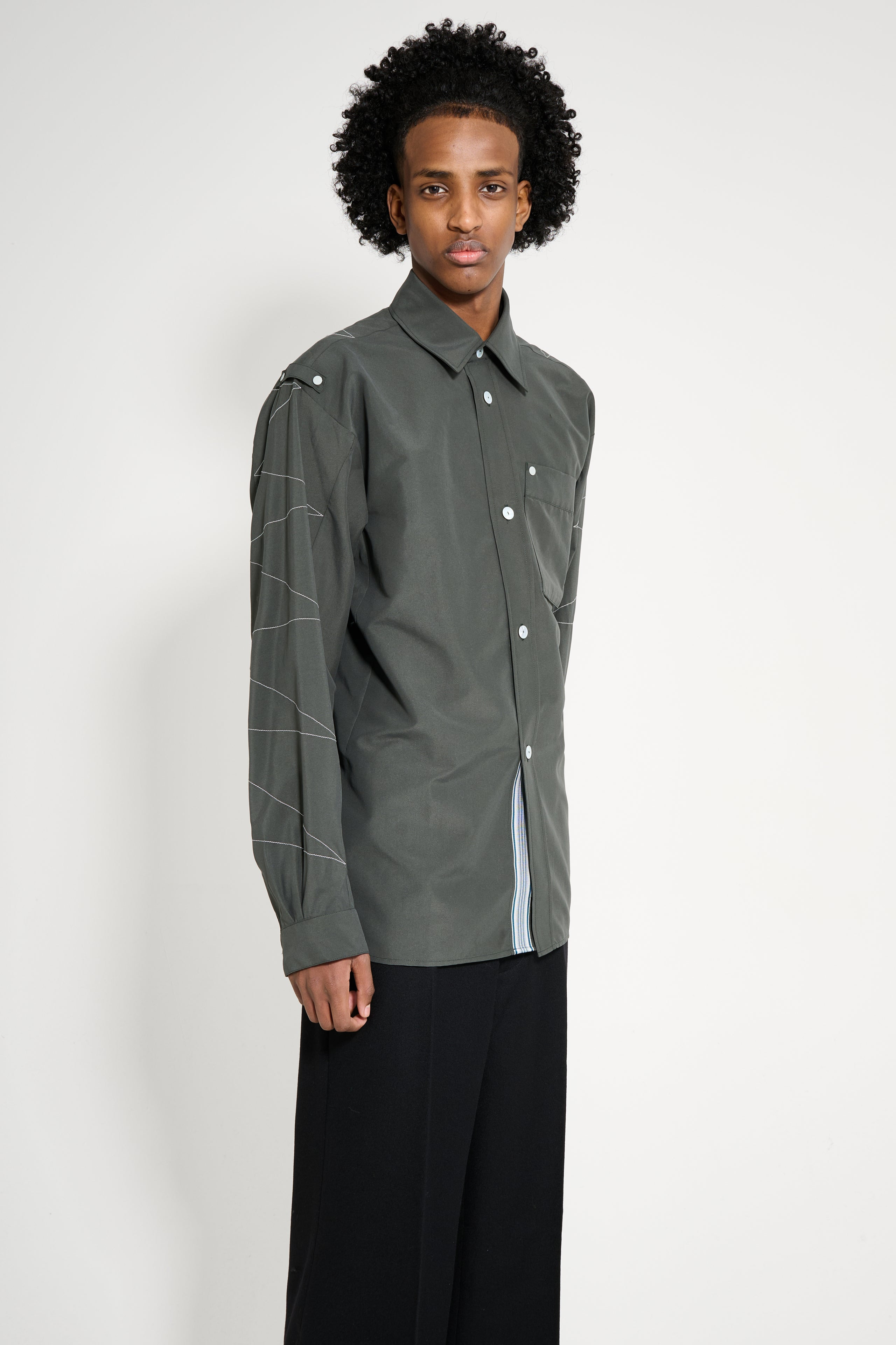 KIKO KOSTADINOV SOLVA SHIRT ROISIN GREEN - 3