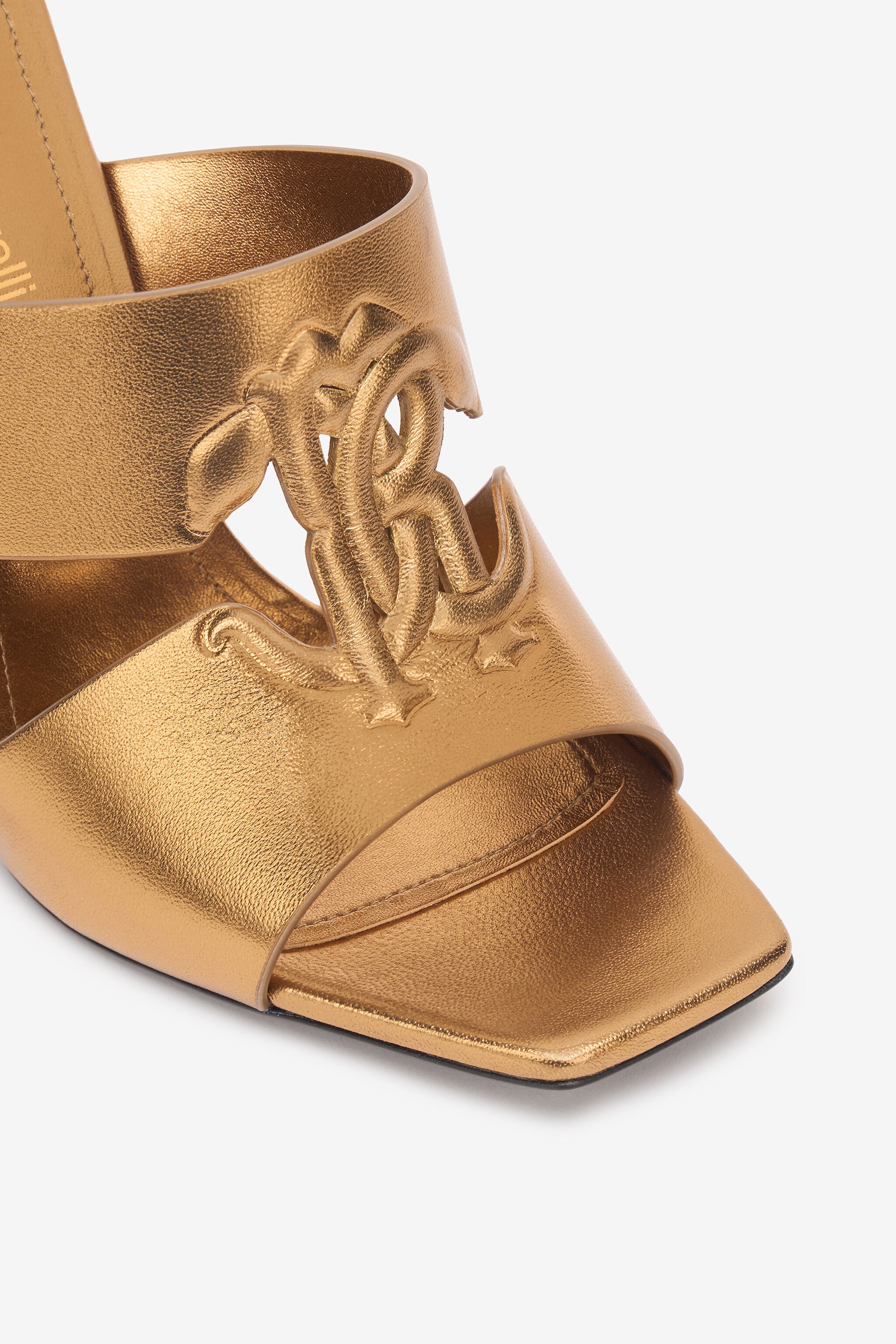Laminated Mules With Maxi Heels - 4