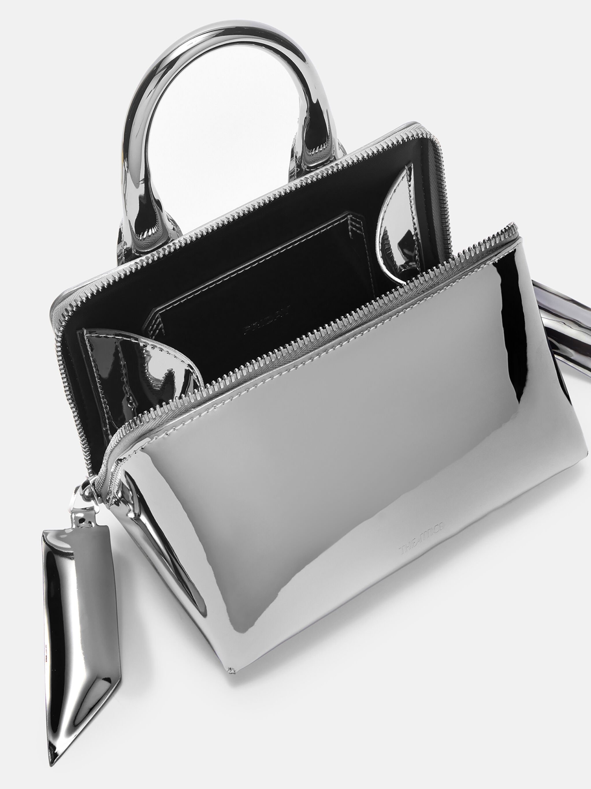 ''FRIDAY'' SILVER MINI HANDBAG - 4