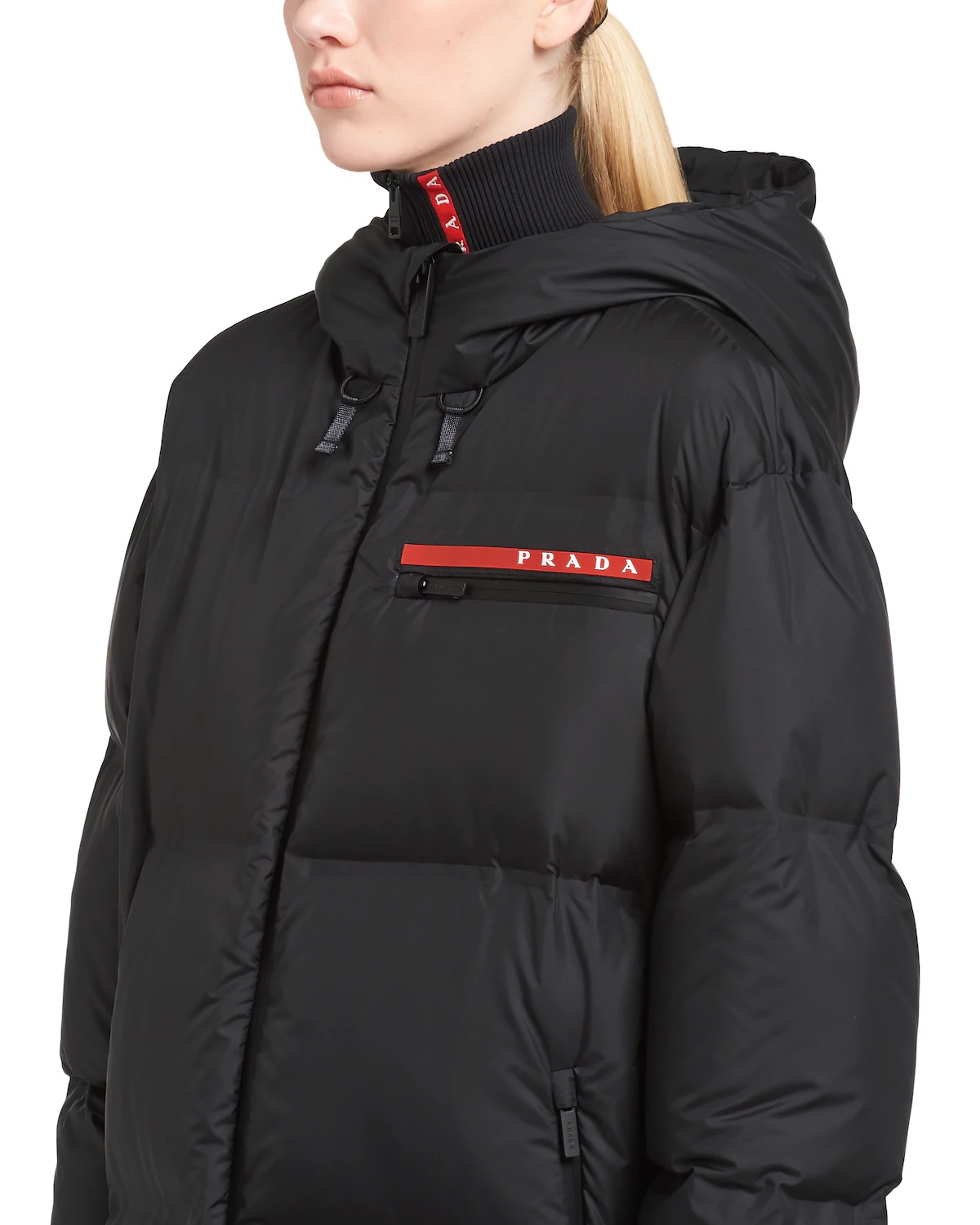 Technical Nylon hooded puffer coat - 5