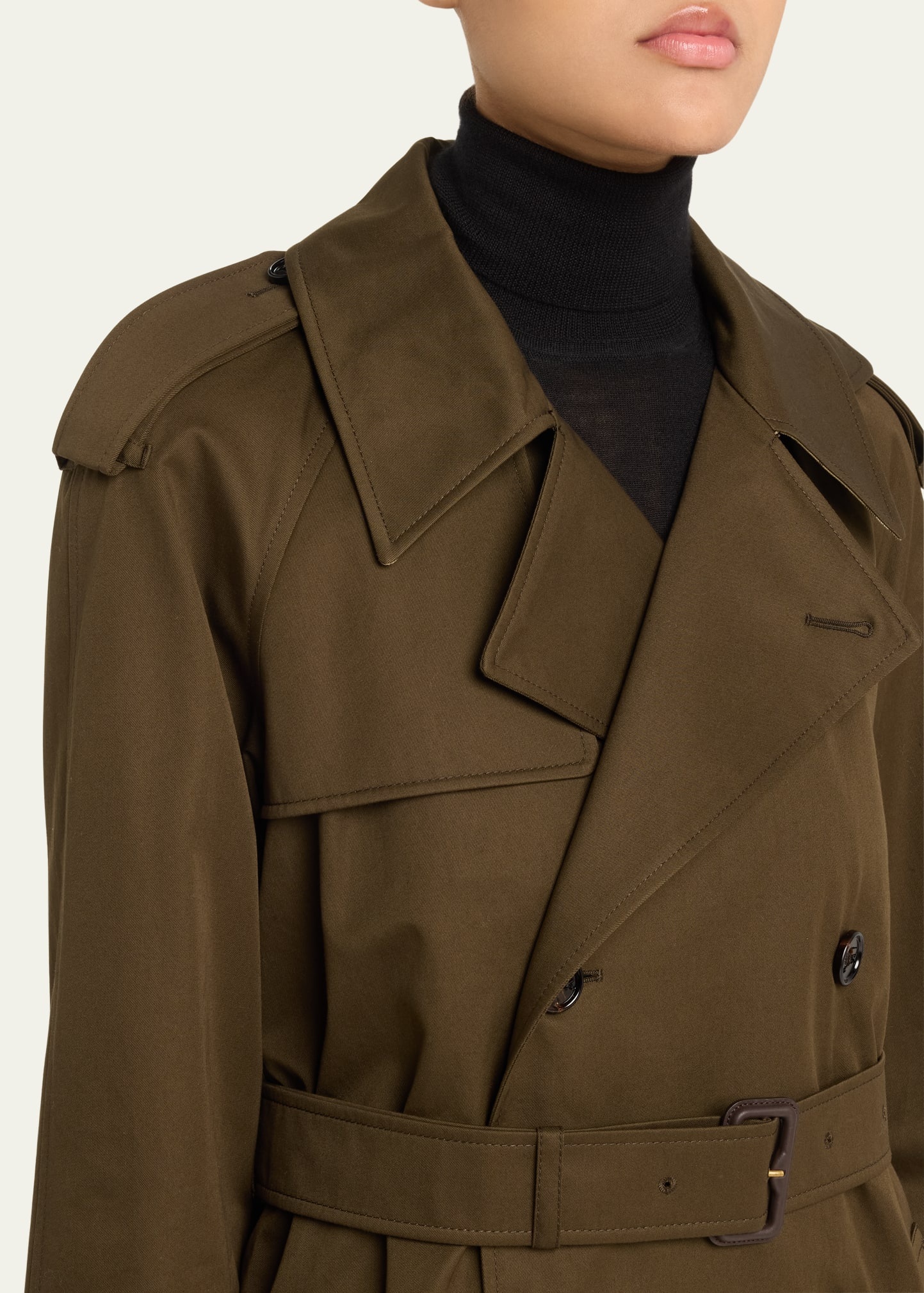 Belted Trench Coat - 5