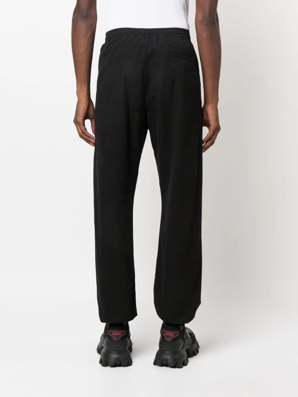 cotton-jersey track pants - 4