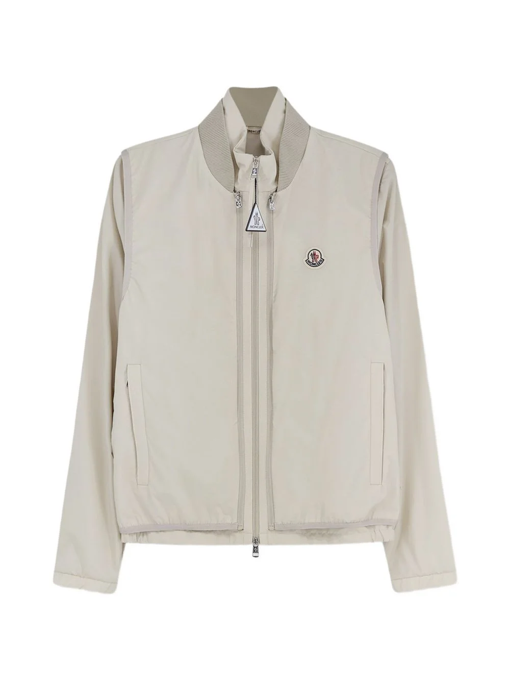 zip-up logo jacket - 1