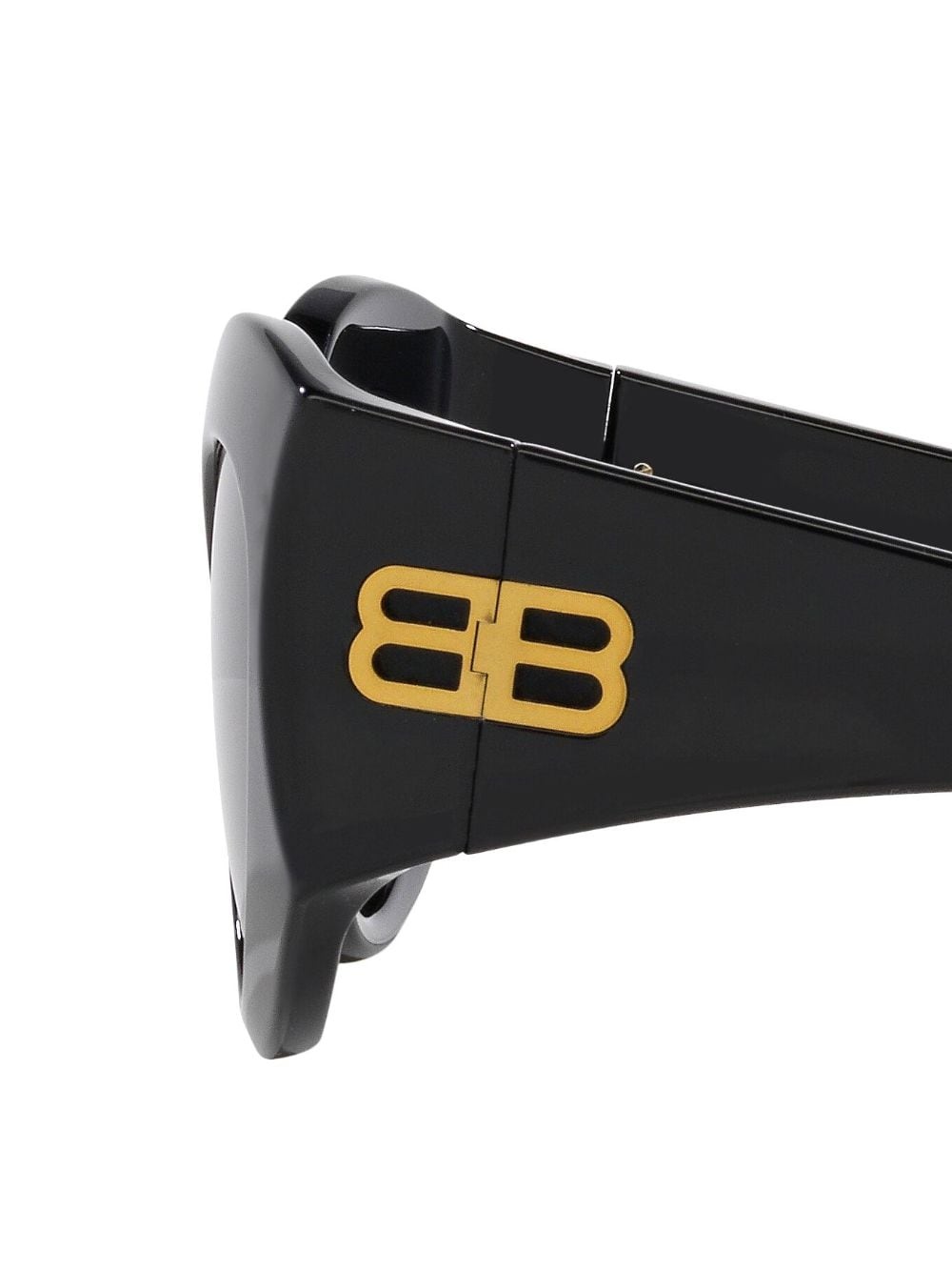 logo-plaque round-frame sunglasses - 4