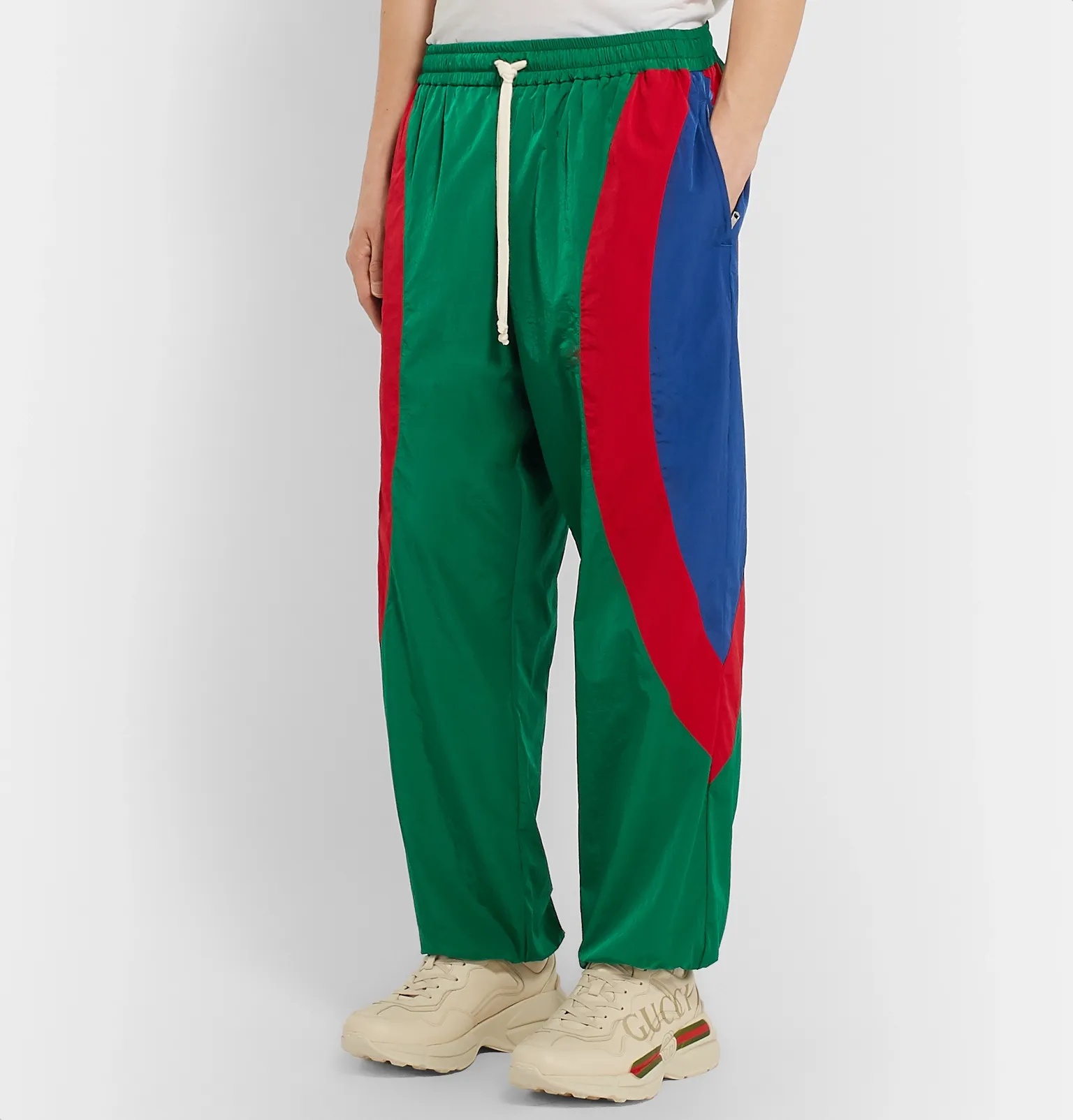 Tapered Logo-Appliquéd Nylon Track Pants - 7